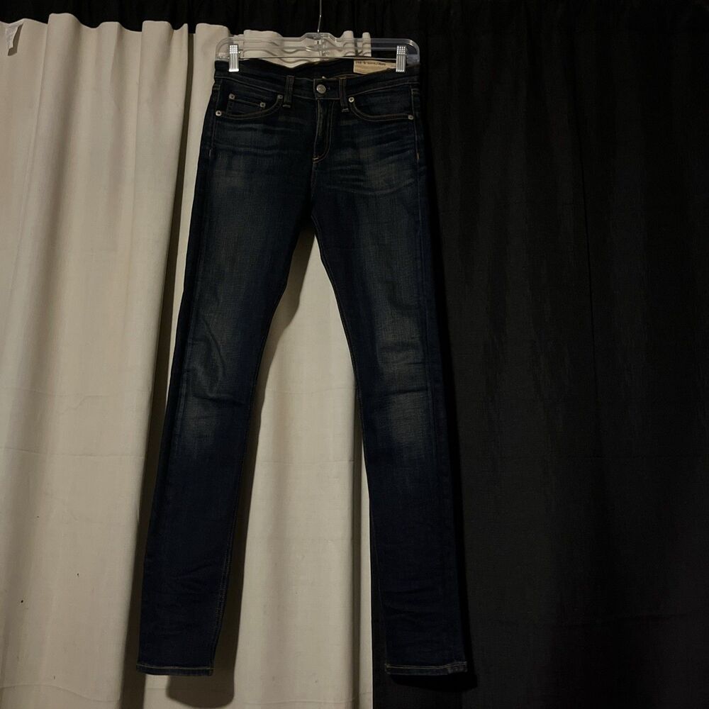 Rag & Bone/JEAN Jeans Womens 27 Blue Skinny Stretch Denim
